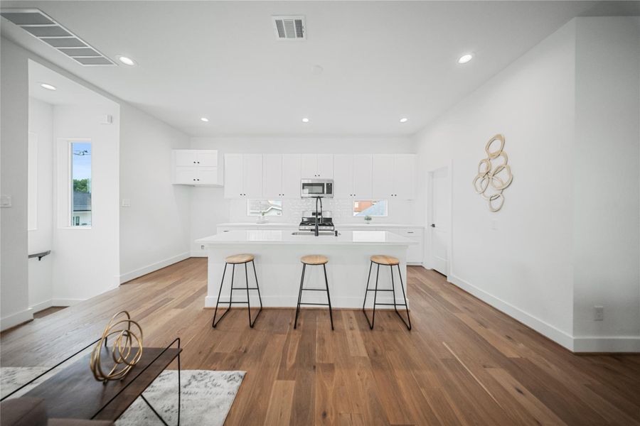 Furnished interior view inside a new home in , Houston (Image 9).