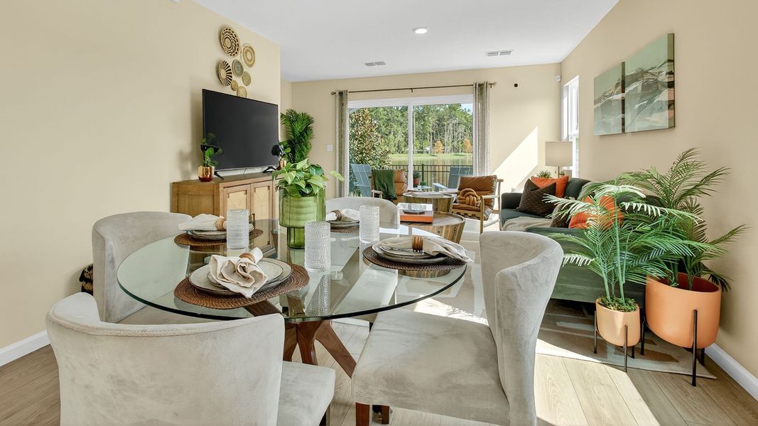 Representative furnished interior of a home built from the GREYSON II by D.R. Horton in Trout River, Jacksonville (Image 8).