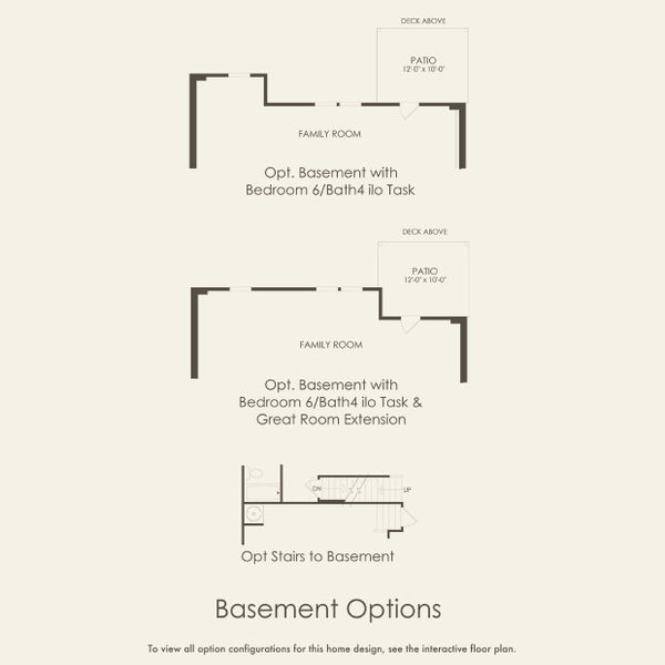 2D floor plan layout for the Hampton by Pulte Homes in Copes Crossing, White House, TN (Image 23).