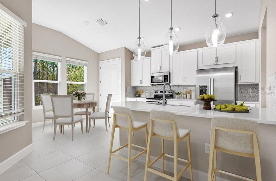 Furnished interior view inside a new home in Colbert Landings, Palm Coast (Image 6).