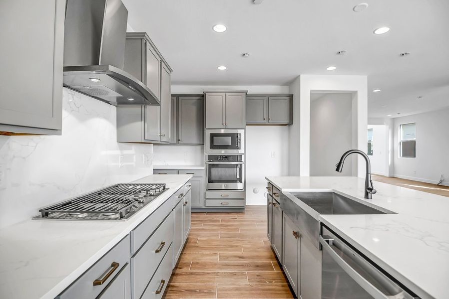Furnished interior view inside a new home in Icon at Thunderbird, Glendale (Image 28).