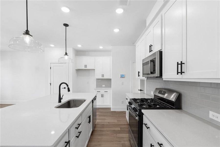 Furnished interior view inside a new home in Grandview Terrace, Canton (Image 9).