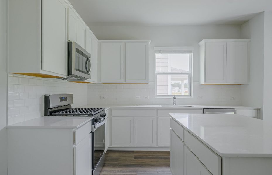 Package A Kitchen with beautiful white cabinets an