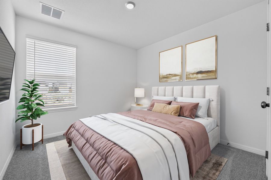 Furnished interior view inside a new home in Sunfield, Buda (Image 12).