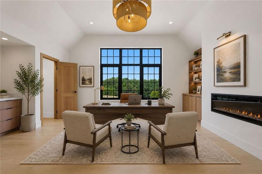 Furnished interior view inside a new home in , Canton (Image 19).