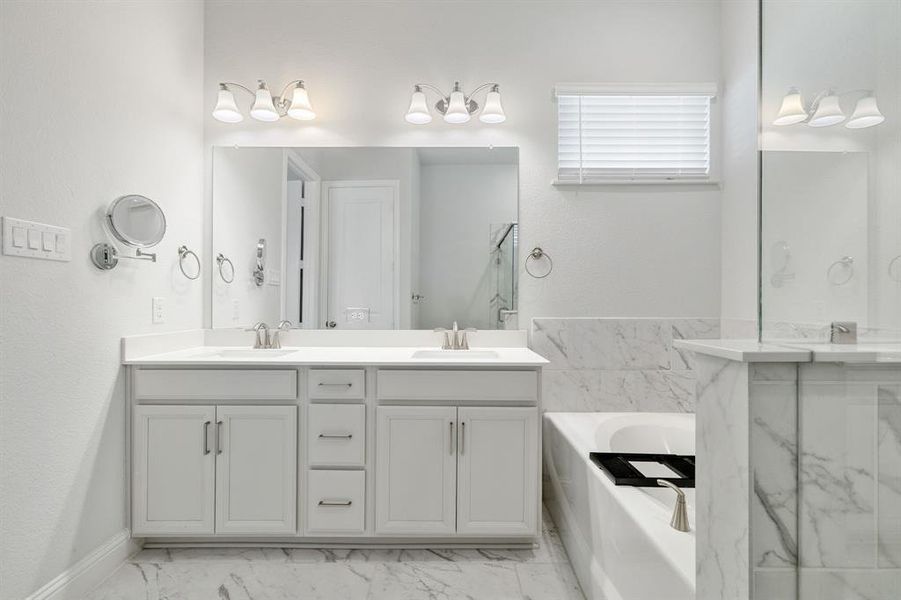 Furnished interior view inside a new home in , North Richland Hills (Image 28). Furnished interior view inside a new home in , North Richland Hills (Image 28).