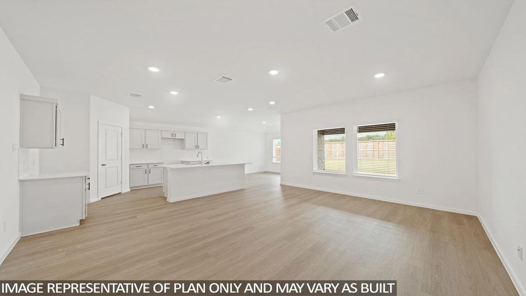 Spacious, unfurnished interior of a new home in The Canopies, Splendora (Image 8).