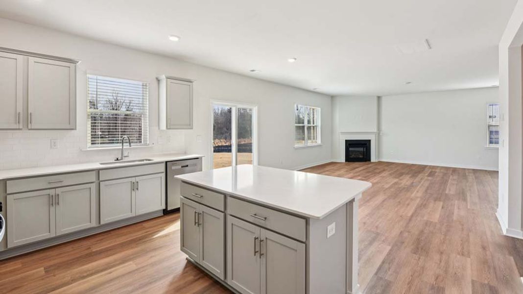 Furnished interior view inside a new home in Cardinal Creek, Charlotte (Image 6).