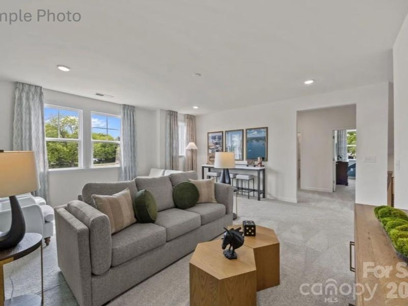 Furnished interior view inside a new home in Enclave at Belmont, Belmont (Image 15).