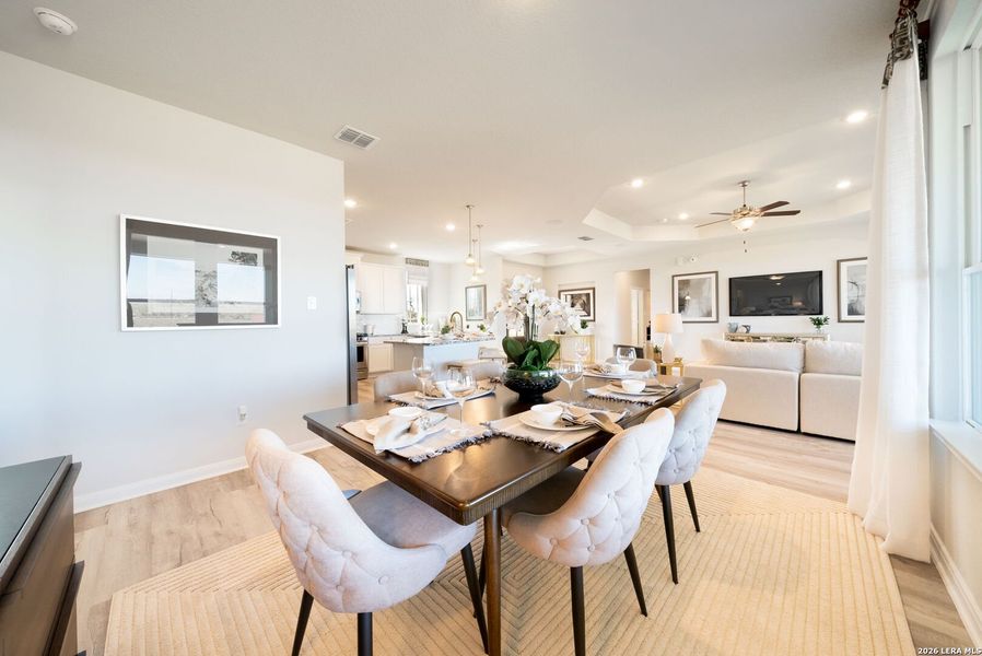 Furnished interior view inside a new home in Alamo Estates, San Antonio (Image 14).