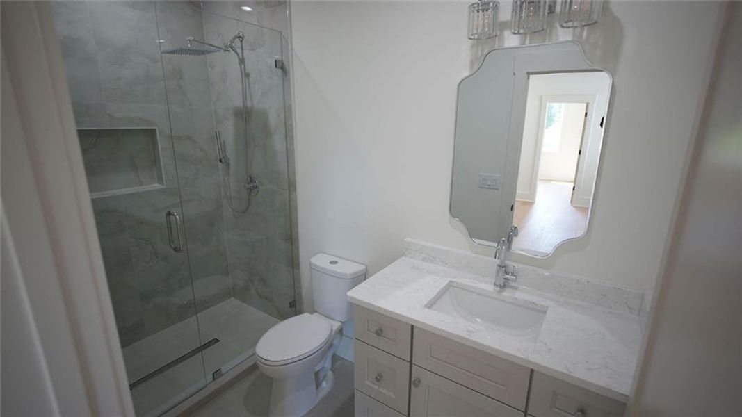 Furnished interior view inside a new home in , Flowery Branch (Image 15).