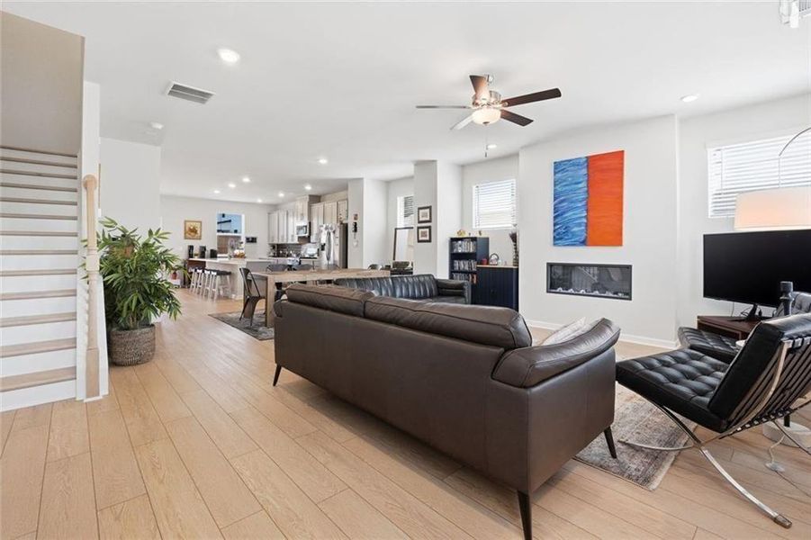 Furnished interior view inside a new home in , Lawrenceville (Image 5).
