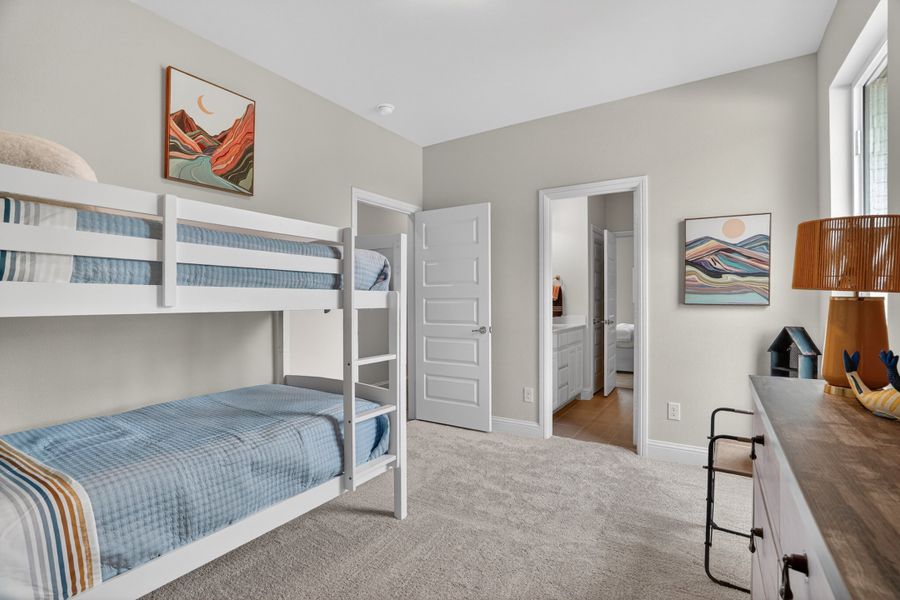 Representative furnished interior of a home built from the Wichita by Cheldan Homes in Arbor Oaks, Boyd (Image 37).