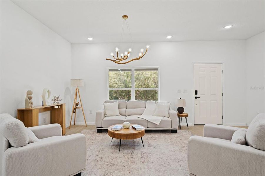 Furnished interior view inside a new home in , Citrus Springs (Image 10).