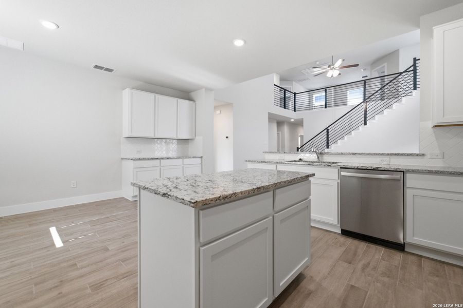 Furnished interior view inside a new home in Morgan Meadows, San Antonio (Image 8).