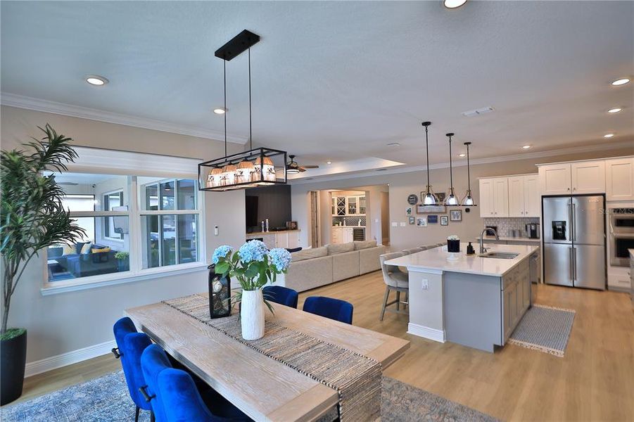 Furnished interior view inside a new home in , Ocala (Image 16).