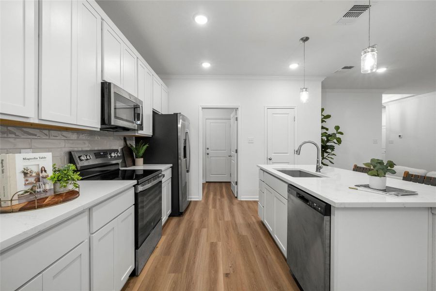 Furnished interior view inside a new home in , Temple (Image 20).