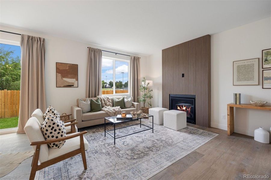 Furnished interior view inside a new home in , Wheat Ridge (Image 15).