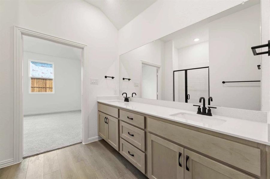 Furnished interior view inside a new home in Creekview Fossil Ridge, Pilot Point (Image 7). Furnished interior view inside a new home in Creekview Fossil Ridge, Pilot Point (Image 7).