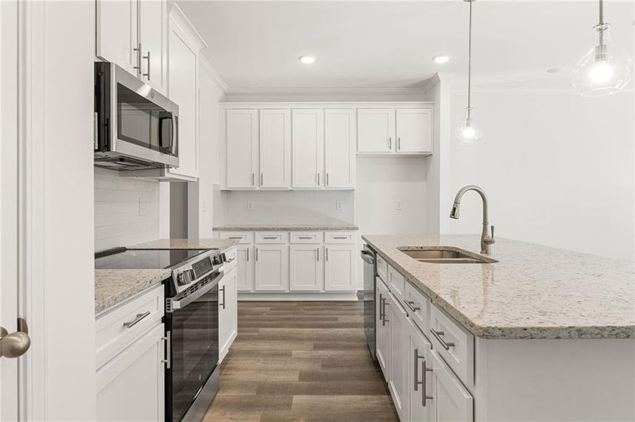 Furnished interior view inside a new home in Mulberry Summit, Flowery Branch (Image 12).