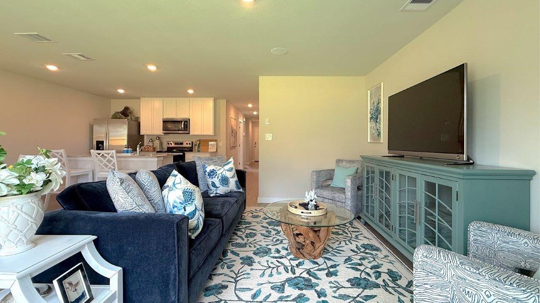 Furnished interior view inside a new home in Kokomo, Rockport (Image 6).
