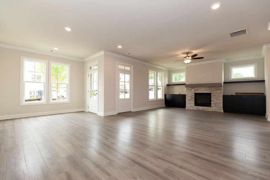 Representative unfurnished interior of a home built from the The Owens by The Providence Group in Waterhaven, Cumming (Image 25).
