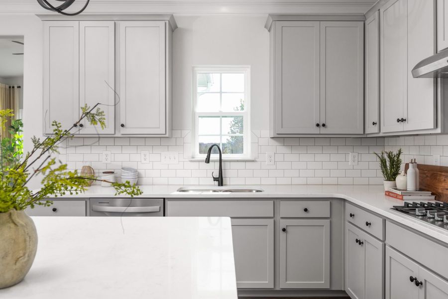 Representative furnished interior of a home built from the Kendall by Keystone Homes NC in Royal Pines, Trinity (Image 18).