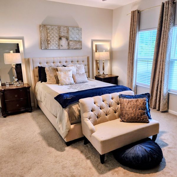 Furnished interior view inside a new home in , Summerville (Image 28). Furnished interior view inside a new home in , Summerville (Image 28).
