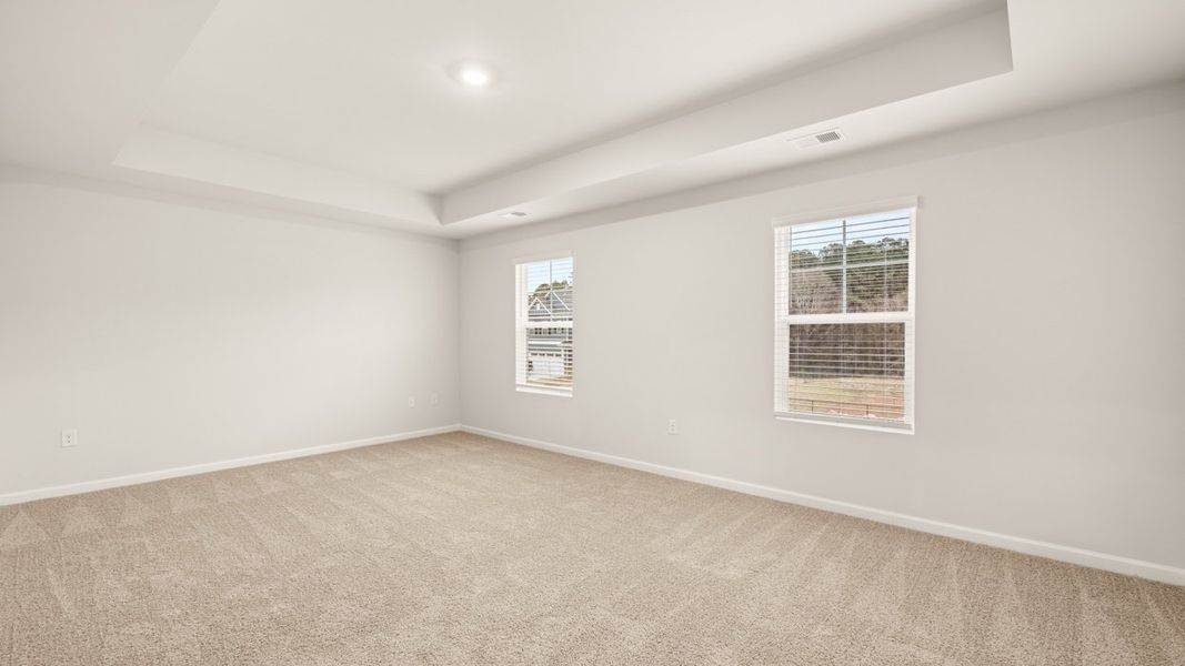 Representative unfurnished interior of a home built from the Galen by D.R. Horton in Champion's Run, Lithonia (Image 20).