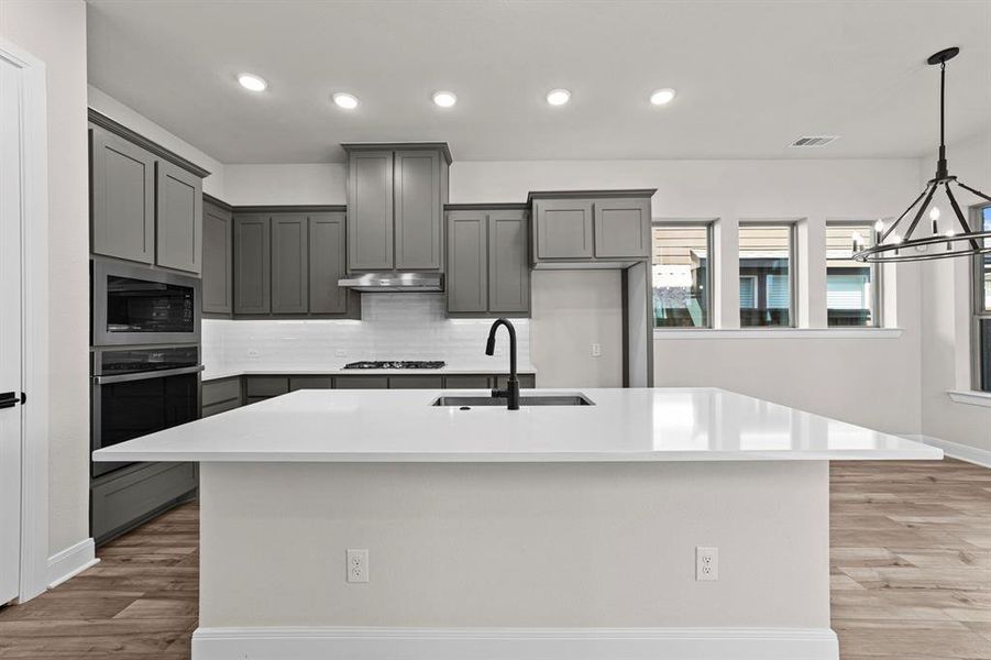Furnished interior view inside a new home in Mantua Point Gardens, Van Alstyne (Image 9).