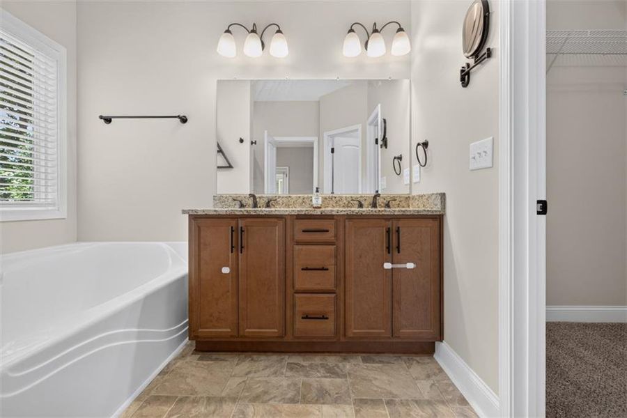 Furnished interior view inside a new home in , Dallas (Image 9). Furnished interior view inside a new home in , Dallas (Image 9).