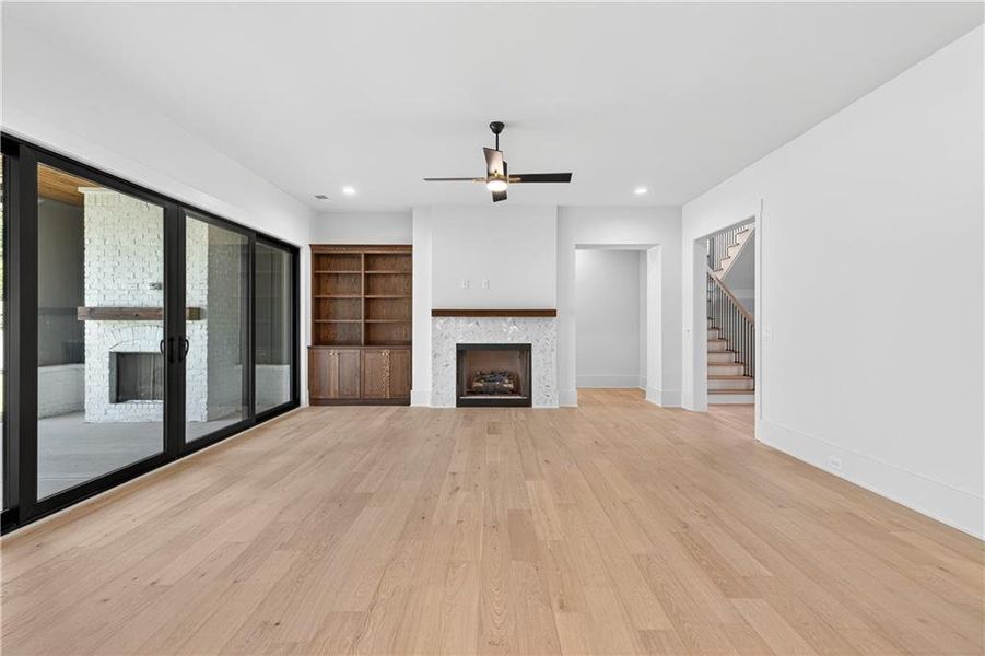 Spacious, unfurnished interior of a new home in Town Farms, Peachtree Corners (Image 55).