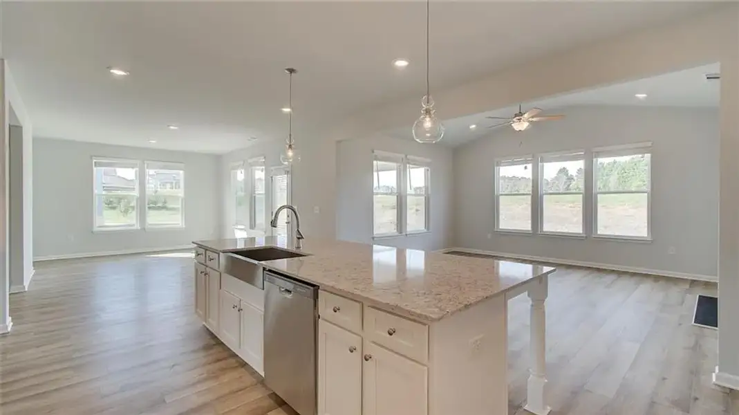 Furnished interior view inside a new home in Brighton, Locust Grove (Image 7).