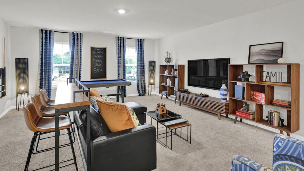 Furnished interior view inside a new home in Catlett Cove, Knoxville (Image 30).