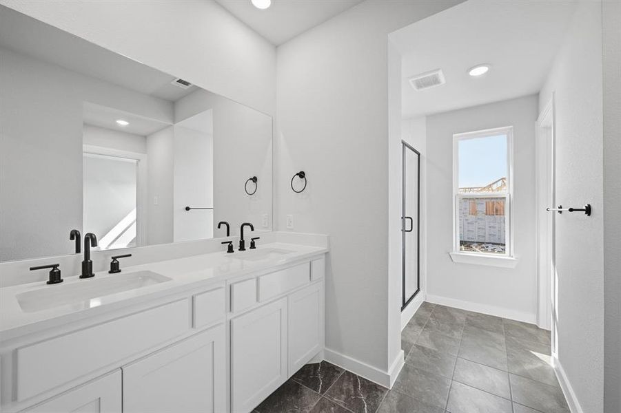 Furnished interior view inside a new home in Cambridge Crossing, Celina (Image 8).