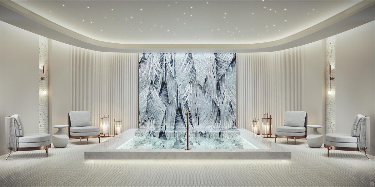 Furnished interior view inside a new home in Alina Residences, Boca Raton (Image 12).