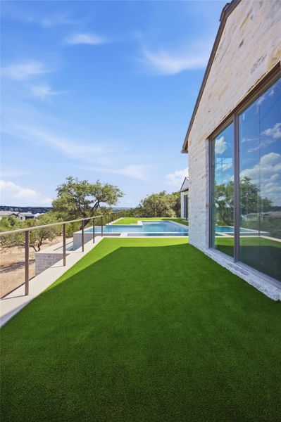 Exterior details and patio area of a home in , Spicewood (Image 19). Exterior details and patio area of a home in , Spicewood (Image 19).