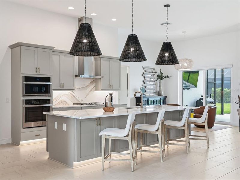 Furnished interior view inside a new home in , The Villages (Image 61). Furnished interior view inside a new home in , The Villages (Image 61).