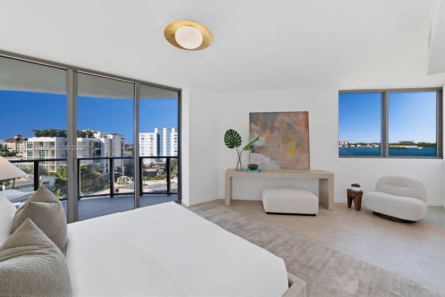 Furnished interior view inside a new home in , Bay Harbor Islands (Image 18). Furnished interior view inside a new home in , Bay Harbor Islands (Image 18).