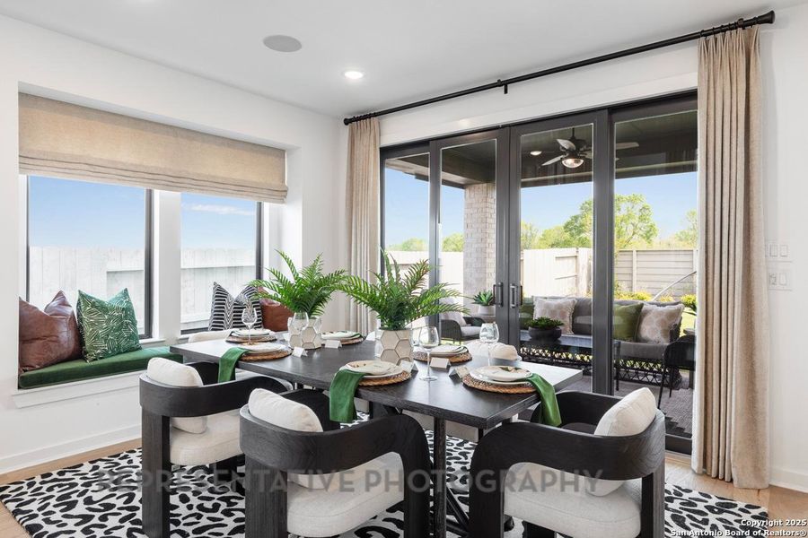 Furnished interior view inside a new home in Davis Ranch: 45ft. lots, San Antonio (Image 15).