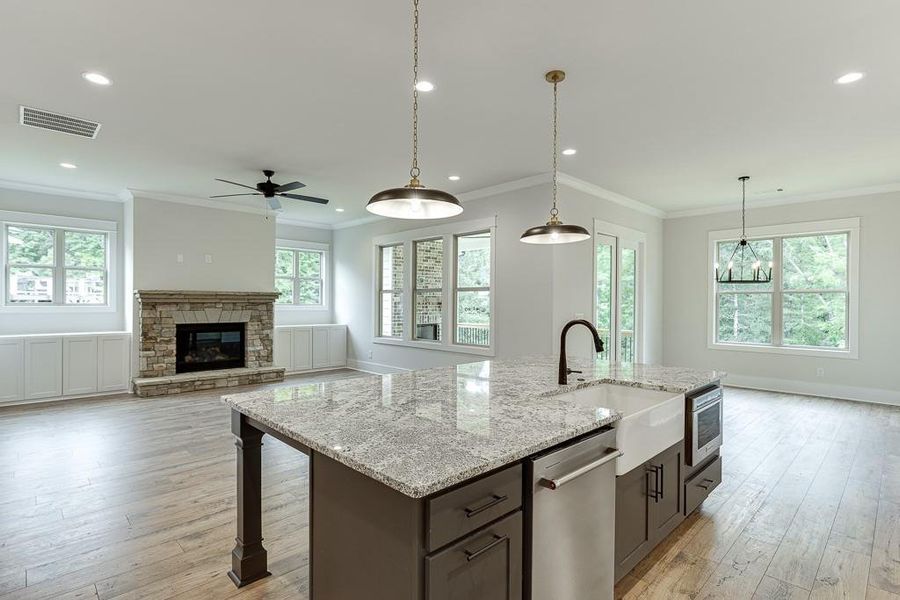 Furnished interior view inside a new home in , Cumming (Image 6).