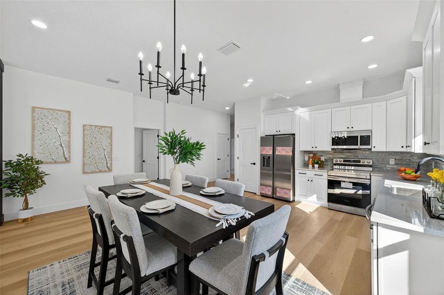 Furnished interior view inside a new home in , Tampa (Image 10). Furnished interior view inside a new home in , Tampa (Image 10).