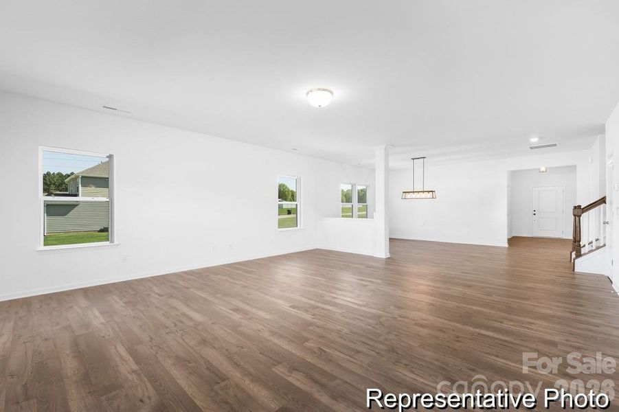 Spacious, unfurnished interior of a new home in Whispering Hills, Locust (Image 11). Spacious, unfurnished interior of a new home in Whispering Hills, Locust (Image 11).