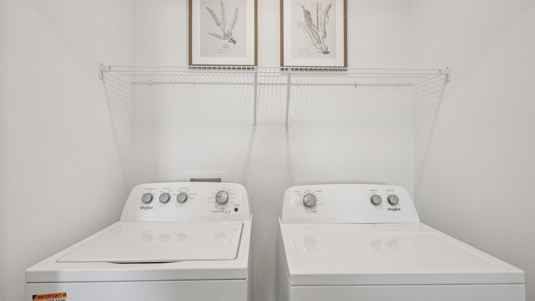 Representative furnished interior of a home built from the Vale by D.R. Horton in Meadow Ridge at Epperson, Wesley Chapel (Image 25).