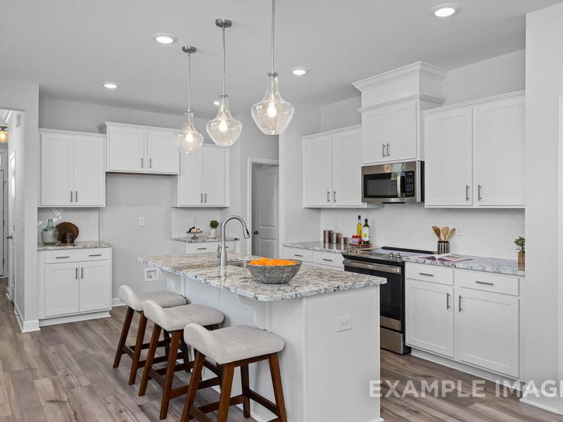 Representative furnished interior of a home built from the The Carter B by Davidson Homes LLC in Wellers Knoll, Lillington (Image 7).