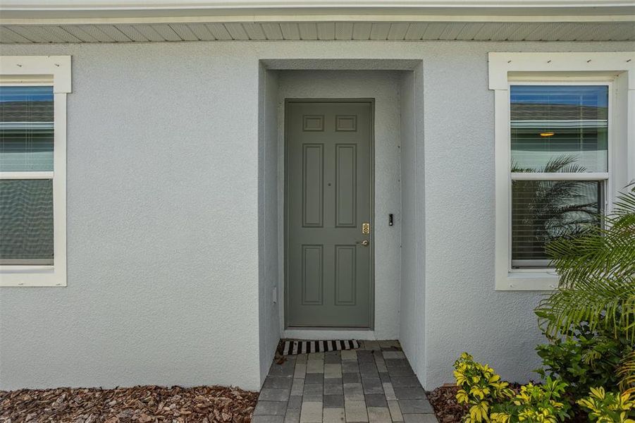 Exterior details and patio area of a home in Star Farms at Lakewood Ranch, Bradenton (Image 3).