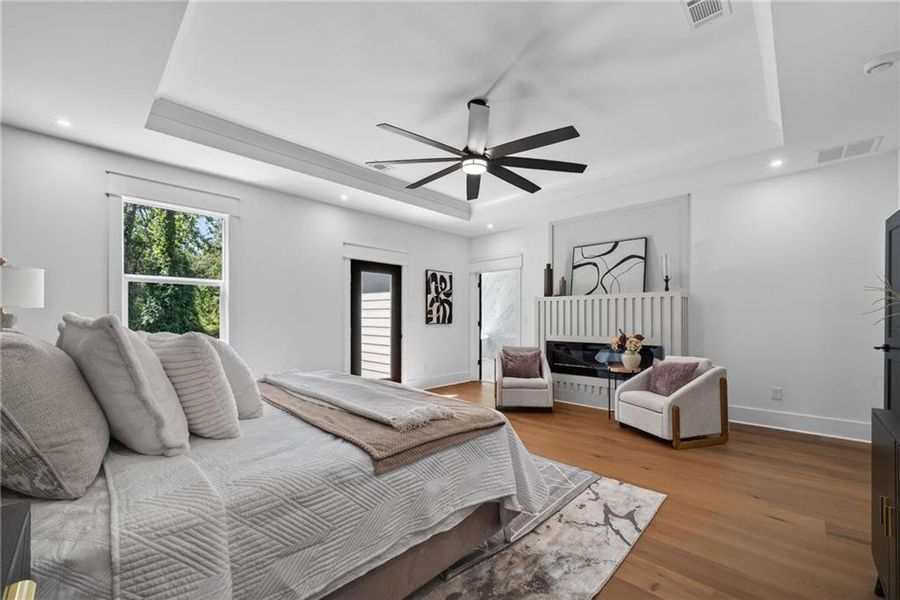 Furnished interior view inside a new home in , Hoschton (Image 15).
