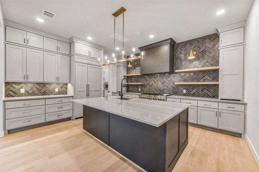 Furnished interior view inside a new home in , Houston (Image 9).
