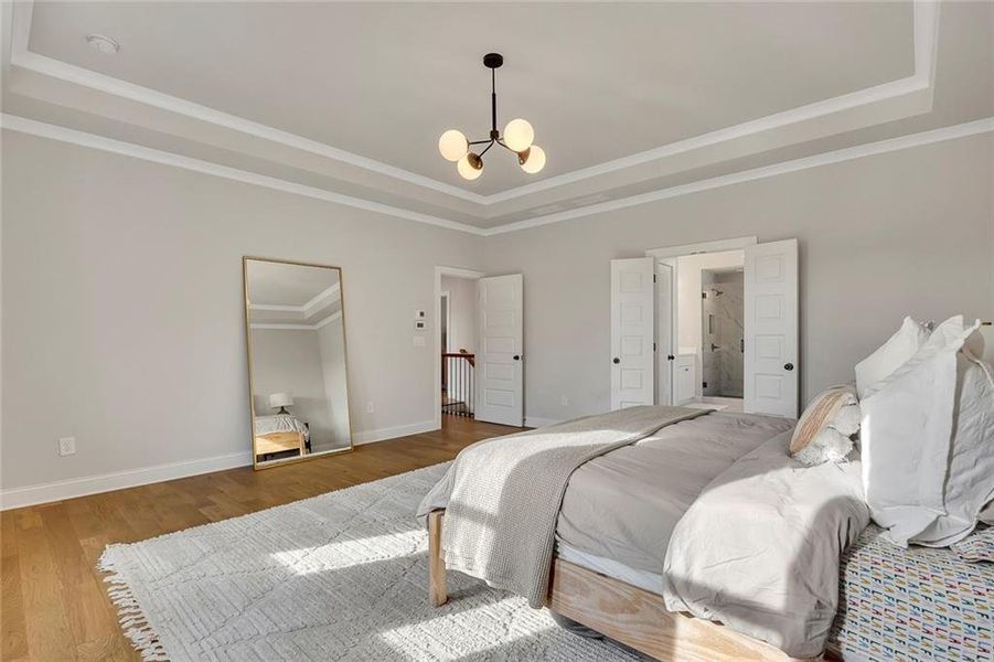 Furnished interior view inside a new home in , Marietta (Image 40).