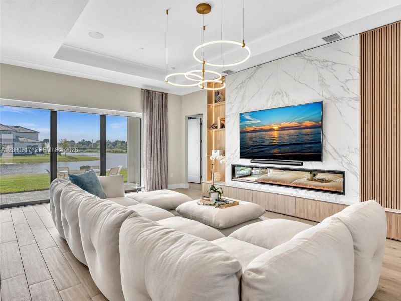 Furnished interior view inside a new home in , Davie (Image 9).